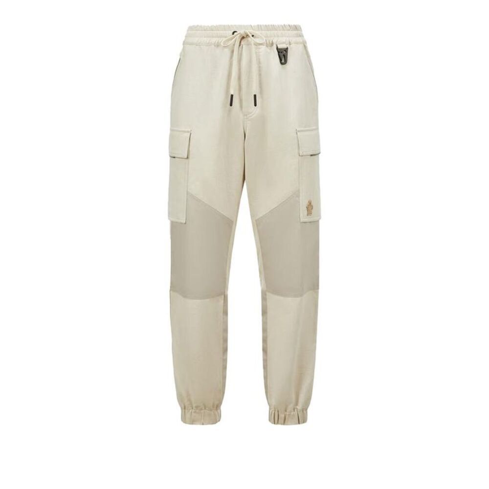 MONCLER GRENOBLE Patchwork Cargo Pants Men WHITE